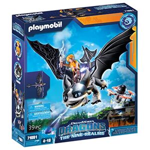 Playmobil 71081 Dragons Nine Realms: Thunder & Tom- Realms Aventure héros - Publicité