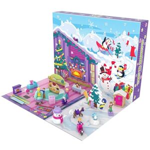 Polly Pocket Calendrier de l’Avent sur Le thème de Noël en Famille avec 25 Surprises, Jouet pour Enfant dès 4 Ans, GYW07 - Publicité