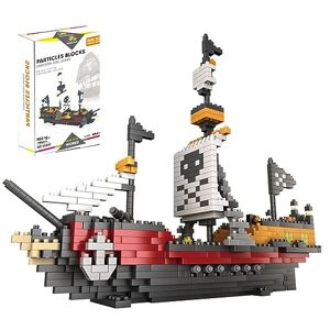 NVOSIYU Bateau Pirate Jouet de Construction, Kit de Construction de Navire, Idée Cadeau pour Adultes (780 pièces) (66505) - Publicité