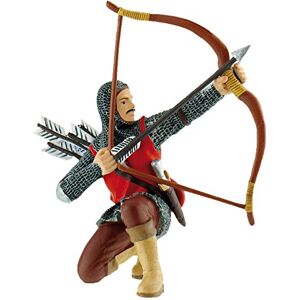 Bullyland - Figurine Monde Le Chevalier Archer, 80787, Rouge - Publicité