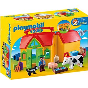 Playmobil 1.2.3. 6962 Ferme transportable avec animaux - Publicité