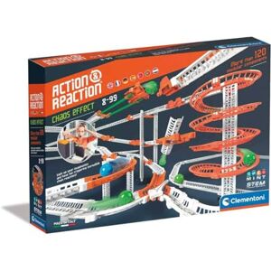 Clementoni 59306 Action & Reaction Effet Chaos – Kit en Plusieurs Parties pour Un Circuit à Billes Extensible, Jouet éducatif et de Construction pour Enfants à partir de 8 Ans - Publicité