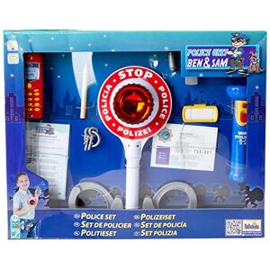 klein Set de policier   Set avec 10 accessoires   Sont inclus une lampe torche et un bâton de policier avec lumière   Dimensions de l'emballage : 40 cm x 32 cm x 4,5 cm   Jouet pour enfants à partir de 3 ans - Publicité