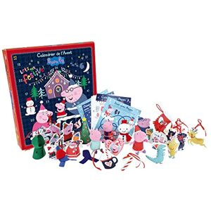 Jemini PEPPA PIG CALENDRIER DE L'AVENT CONTENANT 35 PIECES 36 X 39.5 CM - Publicité