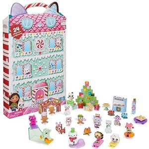 Gabby's Dollhouse Gabby et la Maison Magique  Calendrier de l’avent 2023 pour Noël Avec 24 Surprises, Figurines et Accessoires Dessin Animé Gabby Et La Maison Magique Jouet Enfant 3 Ans et + - Publicité