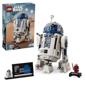 Lego Star Wars R2-D2 pour Enfants, Garçons et Filles, Modèle de Droïde en Briques à Construire avec la Figurine Dark Malek du 25e Anniversaire et Une Plaque de Décoration, Idée Cadeau Mémorable 75379 - Publicité