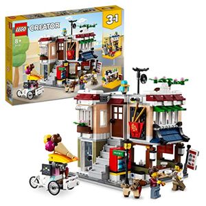 Lego 31131 Creator 3-en-1 Le Magasin de Nouille du Centre-Ville, Jouet Transformable en Magasin de Cycles, en Kiosque à Journaux ou en Salle d’Arcade - Publicité