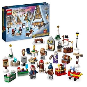 Lego 76418 Harry Potter Le Calendrier de l’Avent 2023, avec 24 Cadeaux de Noël Dont 18 Sets du Village de Pré-au-Lard et 6 Minifigurines, Jouets de Noël pour Filles, Garçons et Fans - Publicité
