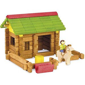 Jeujura 8230- Jeux de Société-Mon Premier Chalet en Bois 64 Pieces en Bois - Publicité