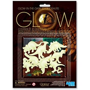 4M Glow in the Dark 3D Dinosaurs,Yellow - Publicité