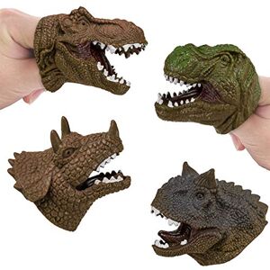 Marionnette Dinosaure pour Doigts ou Mains Vendu à l'unité, tyrannosaure, tricératops... Publicité