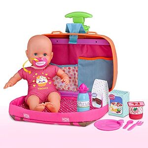 Nenuco Toujours avec moi, valise à roulettes et poignées à porter comme un sac à dos, accessoires médicaux pour bébé  et FAMOSA (700013791) - Publicité