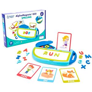 Educational Insights Learning Resources Kit d’activités pour épeler AlphaMagnets GO , lettres aimantées pour enfants, majuscules aimantées, 73 pièces, à partir de 3 ans - Publicité