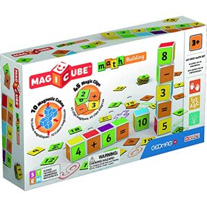 Geomag MagiCube 082 Maths Building Constructions Magnétiques et Jeux Educatifs, 10 Cubes Magnétiques + 45 Clips - Publicité