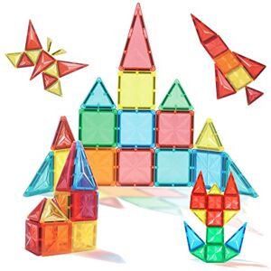 YADODO 42 Pièces Jeu de Construction Magnétique Montessori 3ans 4ans 5ans  6ans 7ans Bloc de Construction Magnetique Enfant Montessori Jeux Aimanté  Enfant Magnetix Jouet Petit Montessori Jouet Enfant : : Jeux et