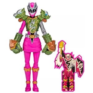 Power Rangers Figurine Dino Fury Smash Armor Pink Ranger de 15,2 cm inspirée de la série télévisée avec accessoires d'armes pour enfants de 4 ans et plus - Publicité