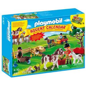 Playmobil 4167 Calendrier de L'Avent Ferme Équestre avec Surprises Inédites - Publicité