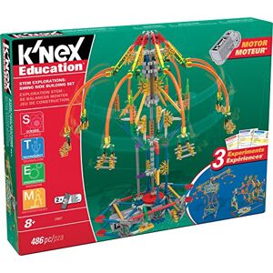 Basic Fun Kit de construction Swing Ride, K'NEX Education, , 77077, jouets éducatifs pour enfants, kit d'apprentissage STEM de 486 pièces, jouets de construction pour garçons et filles à partir de 8+ - Publicité