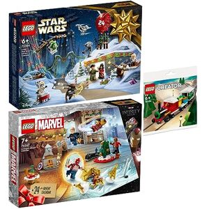 BRICKCOMPLETE Lego 76267 Avengers 75366 Calendrier de l'Avent Star Wars & 30584 Train de Noël d'hiver - Publicité