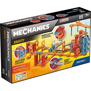 Geomag MECHANICS Gravity Lance & Piège 243 Pièces Circuit Construction Magnétique pour Enfants dès 7 Ans Fabrication Suisse 11 Barrettes Magnétiques, 36 Sphères, 196 Éléments Mécaniques - Publicité