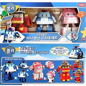 Academy Robocar Poli Mini Transformed Rescue Set (3pcs) #83199 - Publicité