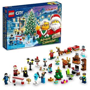 Lego City 2023 Calendrier de l'Avent 60381 Compte à rebours Idée cadeau pour le compte à rebours jusqu'à l'aventure avec des surprises quotidiennes - Publicité