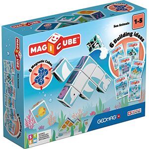 Geomag MagiCube 146 Sea Animals Constructions Magnétiques et Jeux Educatifs, 8 Cubes Magnétiques - Publicité