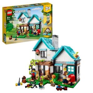 Lego Creator 3-en-1 31139 La Maison Accueillante, Maquette Avec 3 Maisons Différentes, Et Figurines Bleu TU - Publicité