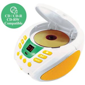 Lecteur Cd Bluetooth Animaux - Lexibook - Effets Lumineux - Usb - Enfant Blanc TU - Publicité