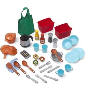 Cuisine Enfant Great Gourmet - Step2 - Plastique Roto-moulé - Kit D'accessoires 78 Pièces Vert TU - Publicité