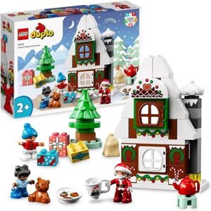 Lego 10976 Duplo La Maison En Pain D'épices Du Père Noël, Jouet Maison, Figurine Ours En Peluche, Cadeau Noël, Enfants Dès 2 Ans Bleu TU - Publicité