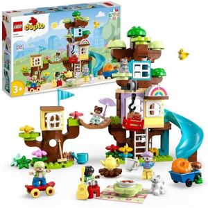 Lego Duplo 10993 La Cabane Dans L arbre 3-en-1, Jouet Éducatif Pour Enfants Dès 3 Ans, Avec Briques Blanc TU - Publicité