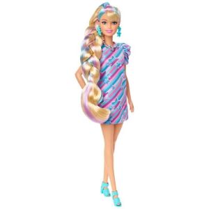 Barbie - Barbie Ultra-chevelure Blonde - Poupée - 3 Ans Et + Bleu TU - Publicité