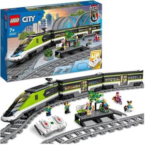 Lego City Le Train De Voyageurs Express - Jouet De Train Télécommandé - Phares Fonctionnels - Enfants 7 Ans Bleu TU - Publicité