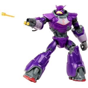 Figurine Buzz - Mattel - Mega Zurg Articulé Sons Et Lumières - Extérieur - Mixte - 3 Ans Et + Violet TU - Publicité