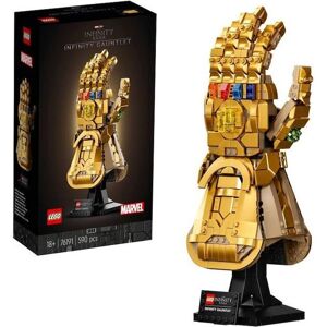 Lego 76191 Marvel Le Gant De L infini thanos À Construire Pour Adultes, Cadeau, Décoration Rouge TU - Publicité