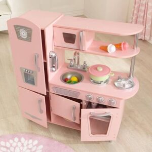 Kidkraft - Cuisine Vintage En Bois Pour Enfant - Rose Rose TU - Publicité