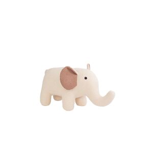 Crochetts Peluche mini-éléphant Buba 100% coton blanc