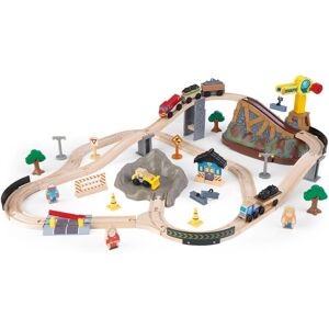 KidKraft Circuit de train en bois enfant bucket top Multicolore 97x67x24cm