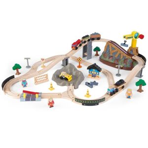 KidKraft Circuit de train en bois enfant bucket top