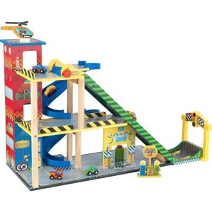 KidKraft Circuit voiture de course avec rampe Multicolore 90x57x43cm