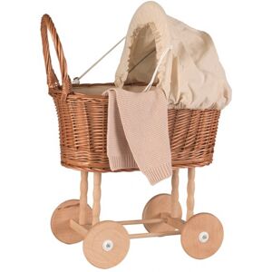 Egmont Toys Landau en osier ecru