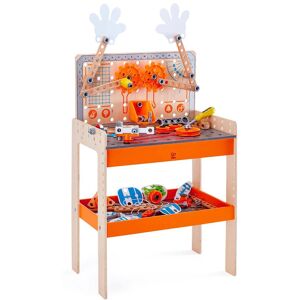 Hape Grand établi scientifique avec 15 expériences Orange 49x78x30cm