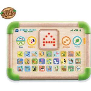 VTech Tablette éducative en bois ABC nature - Publicité