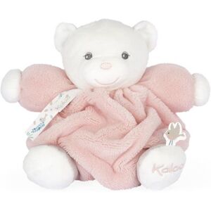 Kaloo Peluche Plume patapouf ourson rose poudrée (16 cm) - Publicité