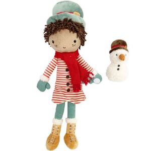 Little Dutch Poupée souple Jake et son bonhomme de neige (35 cm) - Publicité