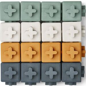 Liewood Lot de 16 blocs de construction en silicone Pierce Mustard multi mix - Publicité