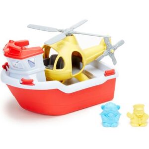 Green Toys Bateau de sauvetage et hélicoptère - Publicité