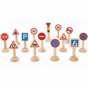 Plan Toys Panneaux de signalisation (14 pièces) - Publicité