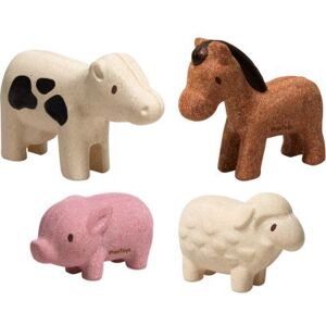 Plan Toys Lot de 4 figurines animaux de la ferme - Publicité